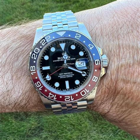 rolex gmt ceramica pepsi 126710|rolex gmt pepsi bezel.